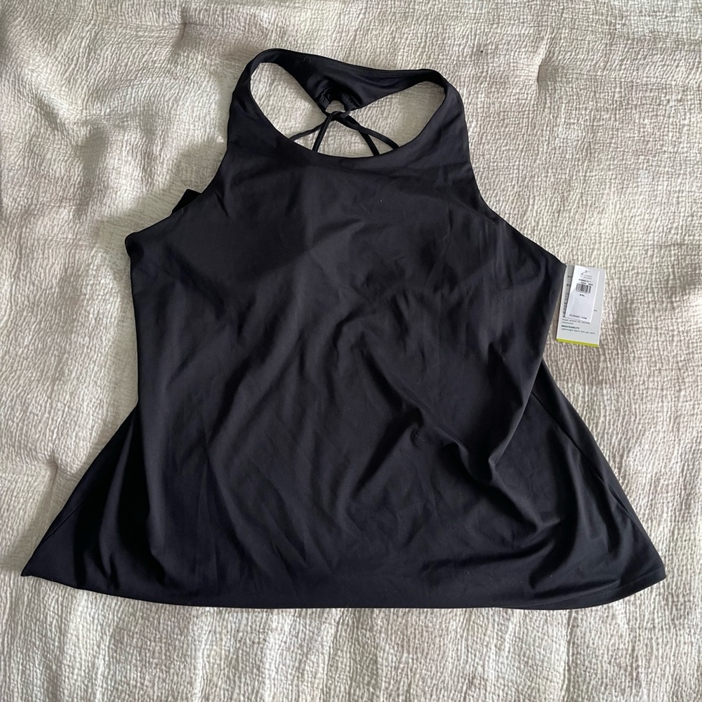 BNWT! XXL Old Navy Powersoft Black Athletic Tank Top